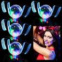 Lewtemi 36 Pcs Halloween Flashing Mouth Teeth Guard Light up LED Multi Color Teeth Mouthpiece Glow LED Party Favors for Rave Party Supplies Gift