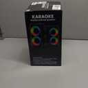 Bluetooth Speaker with 2 Rechargeable Wireless Microphone - Portable Party Speaker with Colorful Lights - Floor standing Speakers Support TWS/AUX/USB/TF Card Ideal for Party, Home, Camping