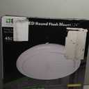 24 in. White Round LED Flush Mount Ceiling Light Kitchen Laundry Garage Light 2900 Lumens 4000K Bright White Dimmable 54614242