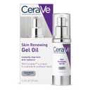 CeraVe Skin Renewing Gel Oil, Daily Hydrating Serum For Face With CeraPlex & Hyaluronic Acid, Gel Moisturizer For Face Hydrates & Smooths Skin, Non-Greasy, Fragrance Free & Non-Comedogenic, 1 Ounce