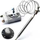 1175 Thermostat RX-1-36, 60125401 for Fryer 1/4" Mpt Stuff Box Compatible with Pitco 60125401 fit for Royal Range 3113, Deep Fryer Thermostat 200-400F