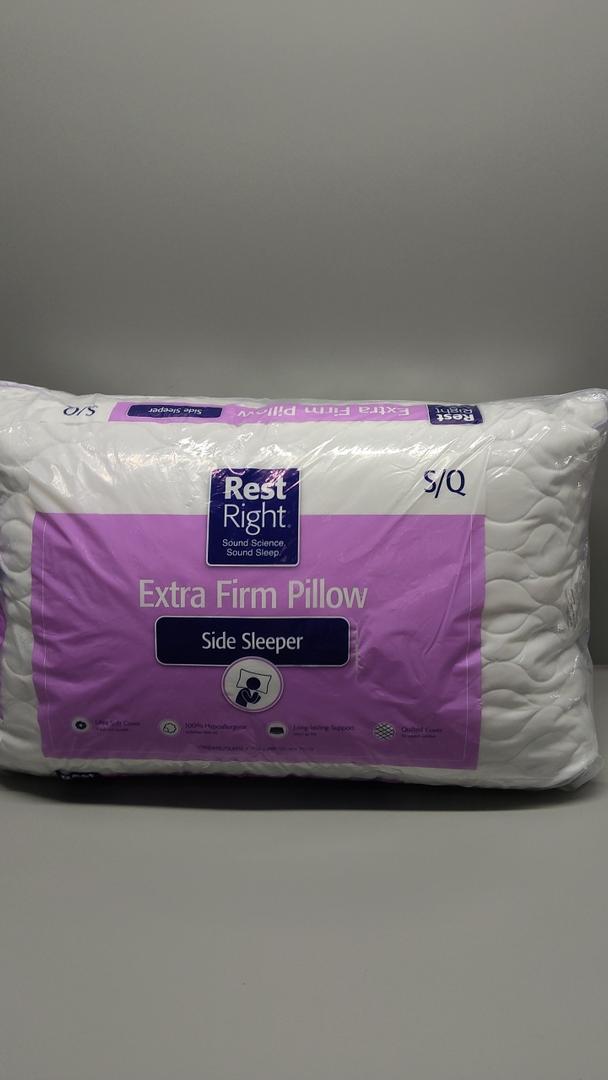 Rest Right Extra Firm Pillow White 20x28 in