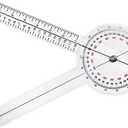 Rehabilitation Advantage 12 Orthopedic ROM Gauge  Therapy Goniometer & Joint Angle Measurement Tool for PT, Chiropractic, Sports Medicine, Rehab, Knee & Arm Mobility Testing (0.1 Pound)