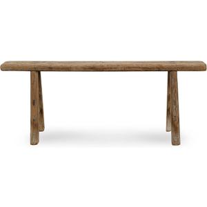 Artissance Home Vintage Noodle Bench, Weathered Natural Wood Finish 
