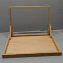 LUCYCAZ Tabletop Easel for Kids, Lightweight Art Easel for Painting, Beechwood Portable Easel Stand for Artists, Adjustable Angle Drawing and Sketching Board to Hold Book or Cookbook for Adults