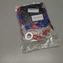 3 x Red Blue Black Balloon Arch Kit, Blue and Red Balloon Arch Kit, Blue Black Balloons Garland with 22 Inch Star Foil Balloons for Men Boys Birthday Baby Shower Graduation Party Decorations