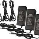 ledmo 3 Pack LED Power Supply, Transformers,LED Adapter, 12V, 5A Max, 60 Watt Max, for LED Strip Light