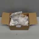 Stuffed Animal Hammock with LED Light, Large Stuffed Animals Storage Corner Plushie Net for Kids Room Decor, Jumbo White