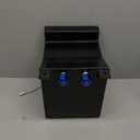 5 Gallon Fuel Cell 20L Universal Gas Tank with Level Sender,Aluminum Polished Racing Street Drift Strip Fuel Tank with Quick Release Fuel Cap,Black