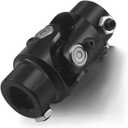 3/4-30 Spline X 3/4" DD Black Steering Universal Joint Single U Joint Shaft
