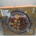 Solo Stove Bonfire Grill Top and Hub, Cast Iron Cooktop with Stainless steel Hub for 8 Elevation, Addition for Bonfire Fire Pit, Weight: 20 lbs, Diameter: 17.5"