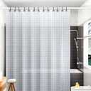 Shower Curtain Rod 42-73 Inch White Shower Rod 7/8" Tension Curtain Rod Adjustable Curtain Rods No Drilling Shower Tension Rod Shower Curtain Tension Rod for Bathroom Windows Doorways