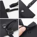 Hidden Bra Wallet, Travel Neck Pouch & Secert Money Pocket for Woman to Keep Valuables Safe for Secure Travel with Adjustable, Elastic Strap(Black)