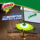 Libman Lightning Spin Mop System Plus 1 Refill Head | Mop and Bucket with Wringer Set | Floor Mop | Spin Mop | Libman Mop | Mops for Floor Cleaning | Hardwood Floor Mop | 2 Total Mop Heads Included