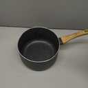 3 Quart Saucepan with Lid, Nonstick Sauce Pan with Lid, Small Sauce Pot, Granite Coating Sauce Pan 3 Quart, Non Stick Stone Pot with Ergonomic Bakelite Handle