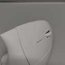 Perixx PERIMICE-713W Wireless Ergonomic Vertical Mouse - 2.4G Spec with USB Receiver - On/Off Switch - 6 Buttons Right Handed Design - White