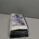 HOMESURE 8 Pack Large Strong Moving Bags with Zippers & Carrying Handles - Water-Resistant - Heavy Duty Storage Tote for Space Saving, Fold Flat, Alternative to Moving Box (Semi-Transparent)