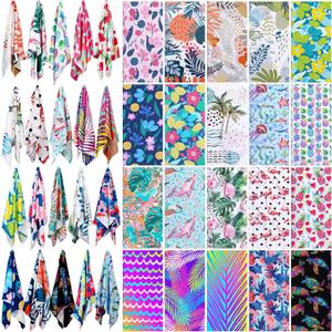 Newwiee 20 Pack Oversized Beach Towels Bulk 28 x 59 Inch Microfiber Quick Dry Sand Resistant Pool Towels Set Absorbent & Lightweight Assorted Vibrant Patterns Travel Blanket for Bath, Swim, Outdoor