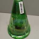 12 Pieces Garden Cloches for Plants, Multifunctional Plant Covers Plant Protectors Transparent Bell Jar Cloches to Protect Plants from Birds, Slugs, Frost, Freeze Weather, 7.8" D x 9.4" H, Green (Small)