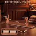 Tabletop Rifle Display Stand, 36" Oak Gun Rack
