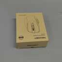 TECKNET Wireless Mouse (BT5.0/3.0 & 2.4G) Rechargeable 4800 DPI Silent USB A & Bluetooth Mouse 6 Buttons, Wide Compatibility - Grey