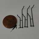 HULISEN 360 Rotating Mug Tree for Large Cups, Counter Coffee Mug Holder with 6 Hooks, Metal Coffee Cup Rack Stand for Countertop with Stable Wooden Base, Kitchen Counter Decor