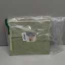 Scrapbook Photo Album Linen Cover, 10 x 10 Inch Hardcover Kraft White Pages Memory Book, for Travel Wedding Guest Book Christmas Baby Shower (20 Sheets/ 40 Pages,Darkgreen)