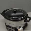 Hamilton Beach 4 Quart Programmable Slow Cooker with Flexible Easy Programming, 5 Cooking Times, Dishwasher-Safe Crock & Lid, Silver (33443)