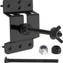 Spare Tire Mounting Bracket Rack for Enclosed Trailers,Spare Tire Holder Mount, Upgraded Spare Wheel Carrier,Cargo Race Box Trailers, Trucks, Vans, Garages, Warehouses and Semis (Wall Mount)