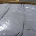 Bedsure Super King Plus Comforter Set, Grey Soft Prewashed Bedding for All Seasons, 3 Pieces GentleSoft Bed Set, 1 Lightweight Comforter (128"x120") and 2 Pillowcases (20"x36")