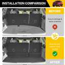 Rear Cargo Mat for 2018-2024 Ford Expedition/Lincoln Navigator Trunk Mat(Not for Max or L Models), All Weather Cargo Liner for 18-24 Expedition/Navigator Accessories