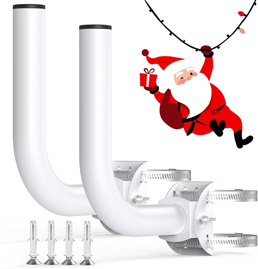 Universal Wireless Bridge Bracket Mount, Ulna Pole and Wall-Mounted Mount for Outdoor Point to Point AP Access Point Client Bridge CPE, Antenna Mounting Pole Bracket (2-Pack) Universal Wireless Bridge Bracket Mount, Ulna Pole and Wall-Mounted Mount for Outdoor Point to Point AP Access Point Client Bridge CPE, Antenna Mounting Pole Bracket (2-Pack)