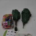 Solar Mini Christmas Tree Decorations Lights, 30 Inch 8 Flashing Modes Waterproof Xmas Decor, 60 LED Lights with Ornaments 6 Lighted Gift Boxes for Porch Pathway Yard Garden (Warm White)