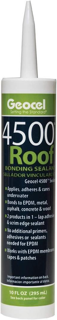 Geocel 4500 Roof Bonding Sealant, White, 10.3 fl. oz.