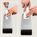 Double-sided Diamond Sharpening Stone Set  Coarse 400 & Fine 1200 Grit  Durable & Rust-Proof with Sharpening Stone Holder and Angle Guide(8 x 3 Inch)