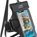Waterproof Phone Pouch, Floating Waterproof Phone Case for iPhone 15 14 13 12 Pro Max XS Samsung up to 7.0", Waterproof Cell Phone Dry Bag with Arm Band for Beach Surfing Kayaking Travel