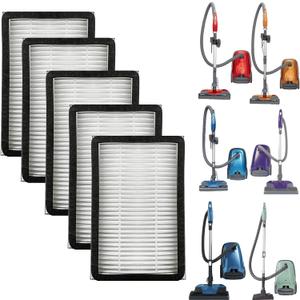 5 Pack K3040 HEPA Replacement Filter Replacement for Kenmore Canister Vacuum Cleaners 81214, 81414, BC2005, BC3005, BC3002, BC4002