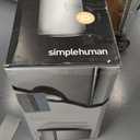 simplehuman 50 Liter / 13.0 Gallon Rectangular Kitchen Step Trash Can, Brushed Stainless Steel