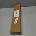 ENJOYBASICS No Drill Curtain Rods for Window 48 to 84 Inches, 5/8 Inch Diameter Renter Friendly Drapery Rod with Adhesive Brackets without Drilling, Adjustable from 27 to 90 Inches, White