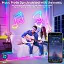 20Ft Led Rope Lights, Flexible Neon Lights Control with App/Remote, Multiple Modes, IP65 Outdoor RGB Waterproof, Music Sync Gaming Light Strip for Bedroom Decor