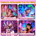 Unicorn Toys【6 Slides+96 Projections】,Unicorn Night Light Projector & Mermaid Toys & Princess Toy, Girl Birthday Gift,Juguetes para Niñas, Princess Toys for Girls 4-6, 2 Year Old Girl Birthday Gift