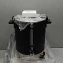 50-Cup Commercial Coffee Urn Stainless Steel Double Insulated Coffee Maker with Percolator System & Temp Control Function - Ideal for Events, Offices