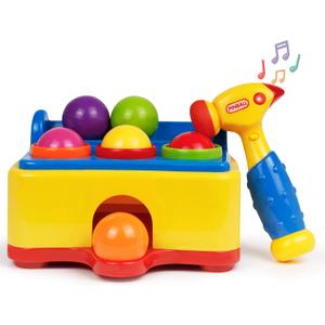 Bambiya Ball Popper Game with Hammer Toy –Baby Toy with Fun Lights and Sound Effects – Hours of Fun and Skills Development with This Baby Ball Toy for Kids 3+ Year Old