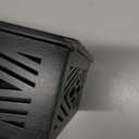 Saillong Doorbell Chime Cover Box Only, Decorative Wood Doorbell Cover for Wall Inside with Geometric Design, Indoor Doorbells Covers with Mounting Hardware, Chime Not Included(Black)