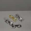 BLUELESS Oversize Reading Glasses Men Metalless Screwless Spring Hinges 4 Pack Readers for Wide Face (4pcs-mix-r2140)