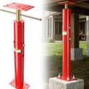 House Floor Jacks for Leveling - 17"-38" Adjustable Jack Posts for Joist and Crawlspace Support, Screw Jacks Home Leveling, Foundation Jacks for Permanent Leveling, Max Load Capacity 18000lbs