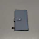 Womens Wallet RFID Blocking Vegan Leather Trifold Clutch Credit Card Holder Ladies Travel Wallet Purse with Pen Holder (1 U Blue)