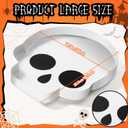 13.7'' Halloween Skull Fillable Charcuterie Tray for Halloween Container Treat Mache Cutout Candy for Halloween Party Favor Cookies Goodie Candy Cupcake Box Party Supplies