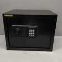 1.8 Cub Small Fire Safe for Home Use, Digital Security Safes Fireproof Waterproof with Combination Lcok and Removable Shelf, Anti-theft Fireproof Safe Box for Document Money Valuables