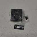 HOMOTEK Privacy Sliding Door Lock with Pull - Replace Old Or Damaged Pocket Locks Hardware Quickly and Easily, 2-3/4x2-1/2, for 1-3/8 Thickness Door, Black